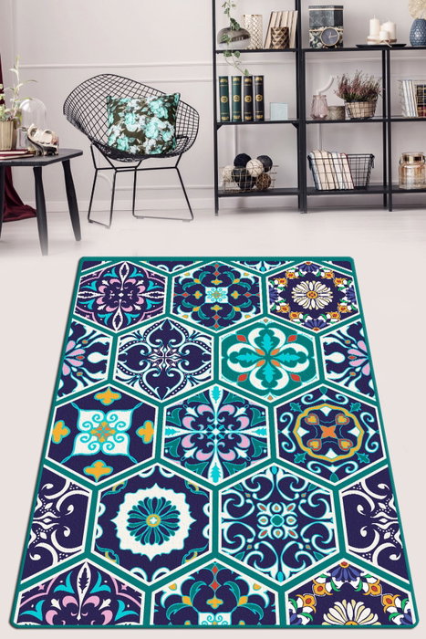 Conceptum Alfombra Mosaic Djt Multicolor 80 x 140 cm Conceptum Alfombra Mosaic Djt Multicolor 80 x 140 cm
